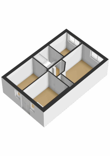 Eerste verdieping - 3D