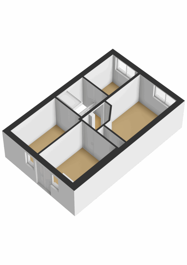 Eerste verdieping - 3D