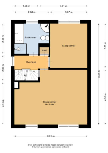 201_Eerste verdieping - 2D