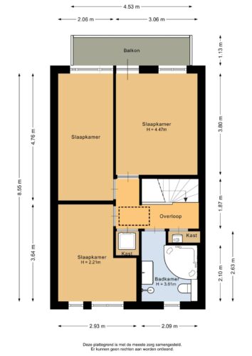 203_Eerste verdieping - 2D