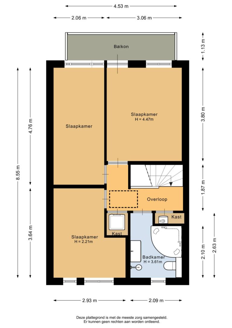 203_Eerste verdieping - 2D
