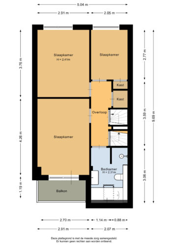 Eerste verdieping - 2D