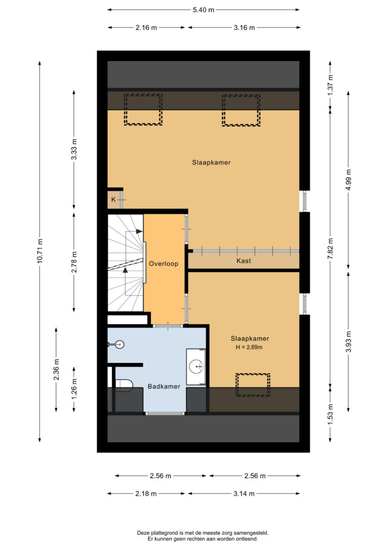 Eerste verdieping - 2D