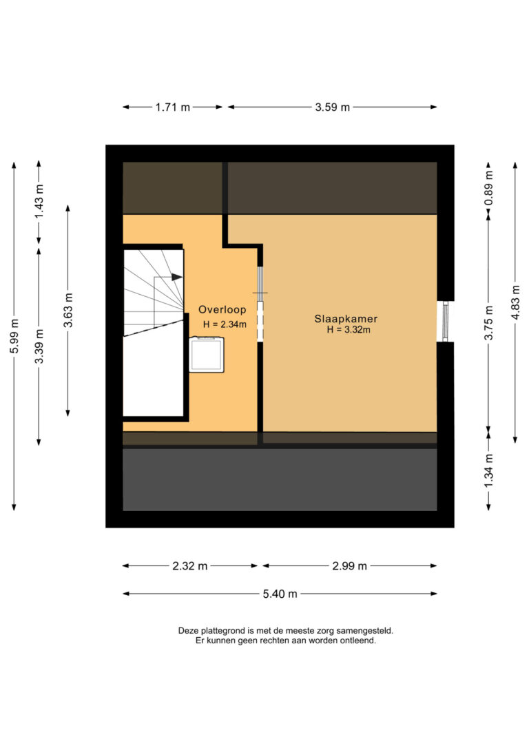 Tweede verdieping - 2D