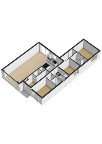 202_Begane grond - 3D