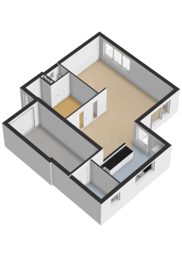 202_Begane grond - 3D