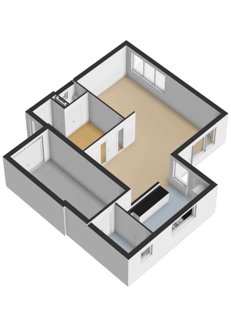 202_Begane grond - 3D