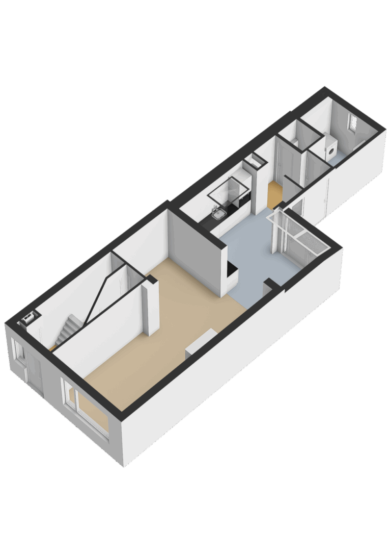 202_Begane grond - 3D