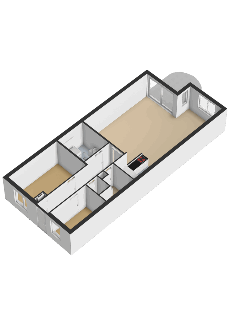 202_Begane grond - 3D