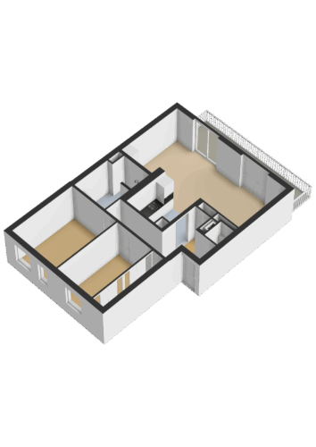 202_Eerste verdieping - 3D