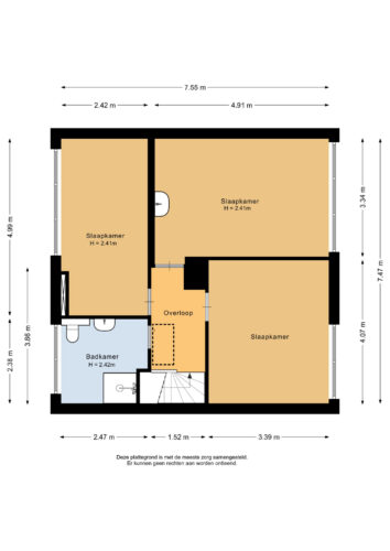 204_Eerste verdieping - 2D