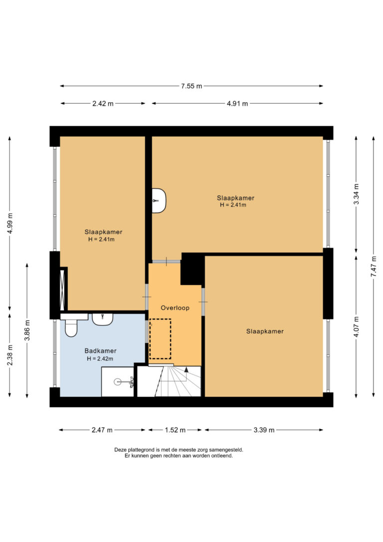 204_Eerste verdieping - 2D