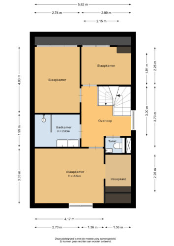 Eerste verdieping - 2D