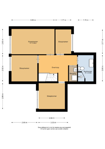 Eerste verdieping - 2D