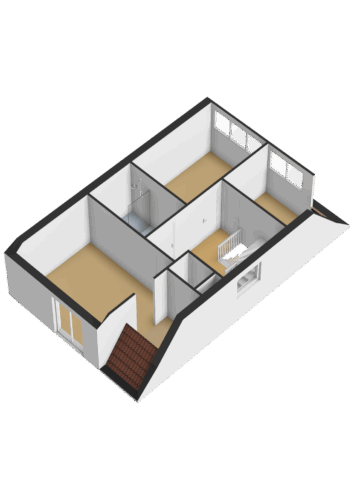 Eerste verdieping - 3D