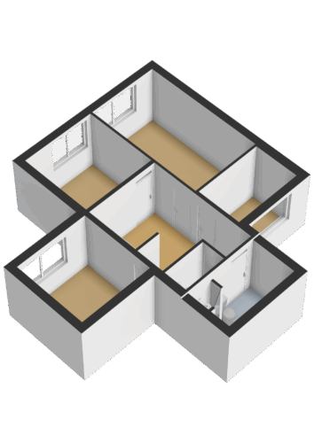 Eerste verdieping - 3D