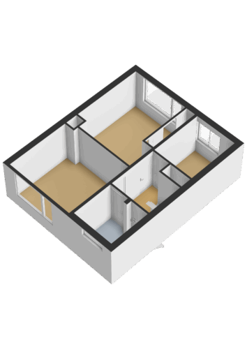 Eerste verdieping - 3D