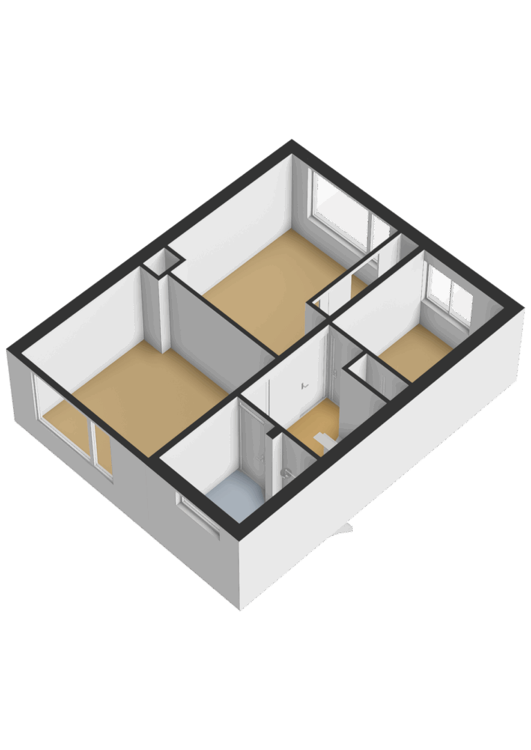 Eerste verdieping - 3D