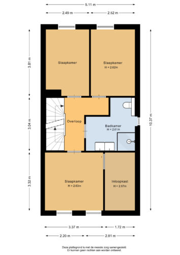 Eerste verieping - 2D