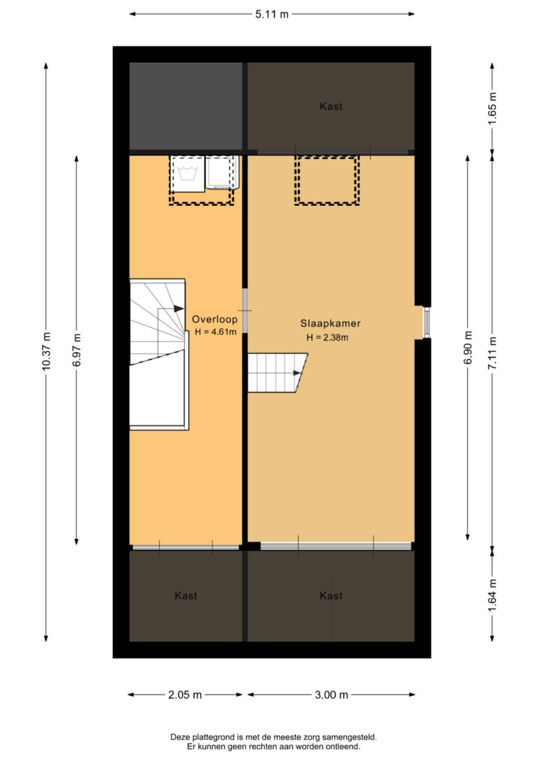 Tweede verdieping - 2D