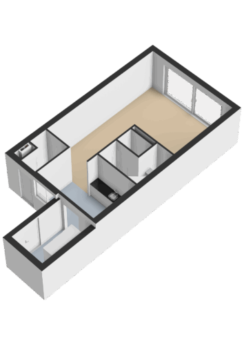 202_Begane grond - 3D