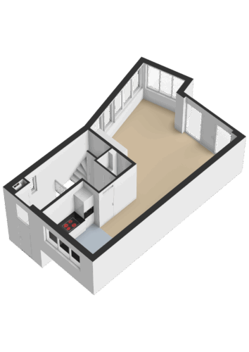 202_Begane grond - 3D