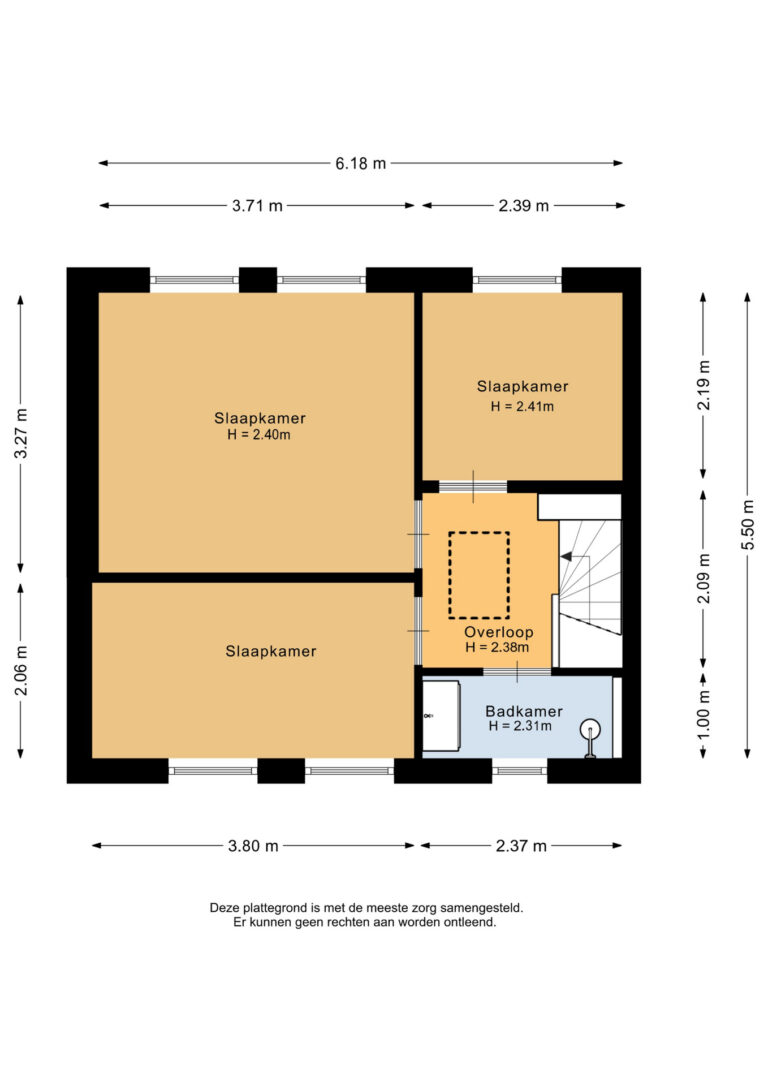 203_Eerste verdieping - 2D