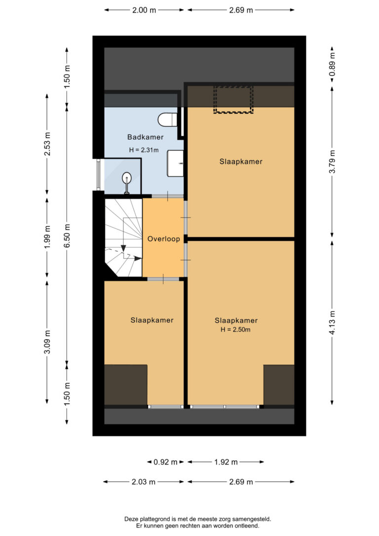 203_Eerste verdieping - 2D