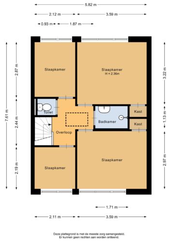 203_Eerste verdieping - 2D
