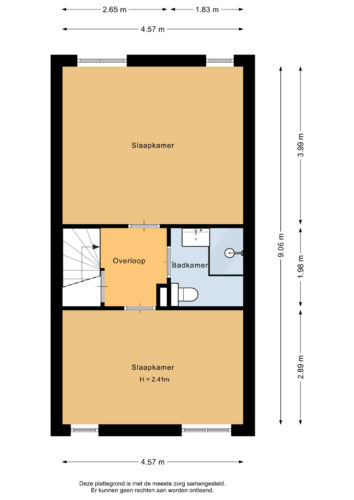 Eerste verdieping - 2D