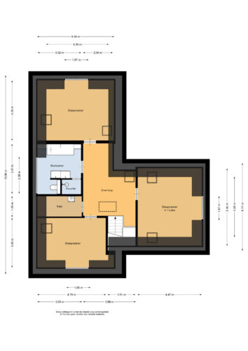 Eerste verdieping - 2D