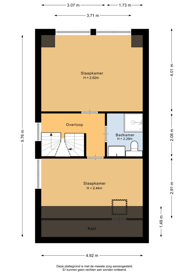 Eerste verdieping - 2D