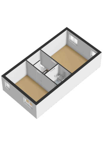 Eerste verdieping - 3D