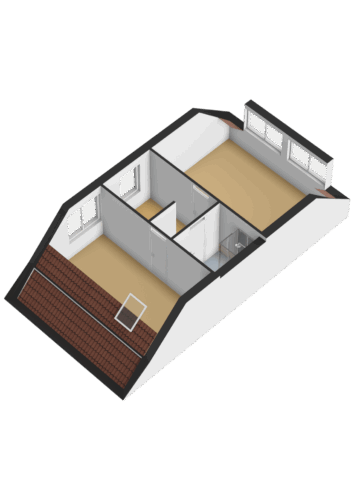 Eerste verdieping - 3D