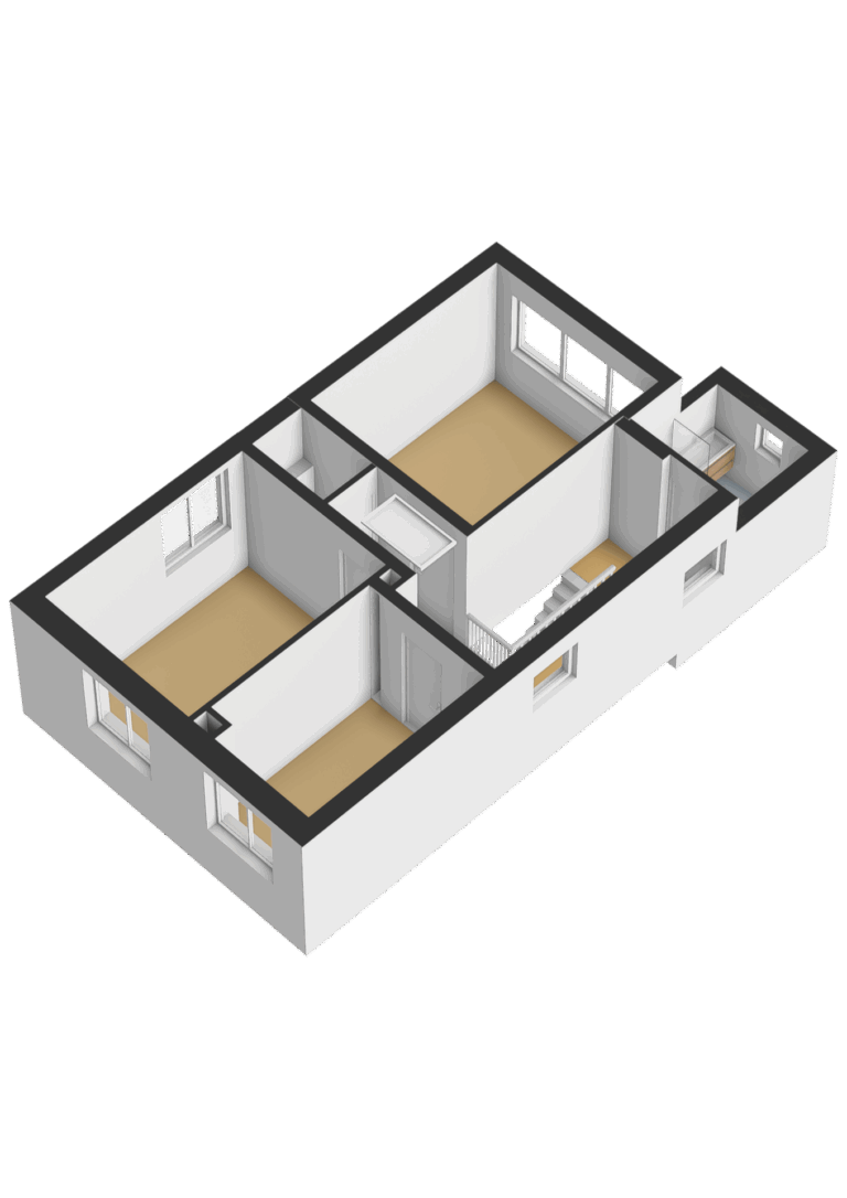 Eerste verdieping - 3D