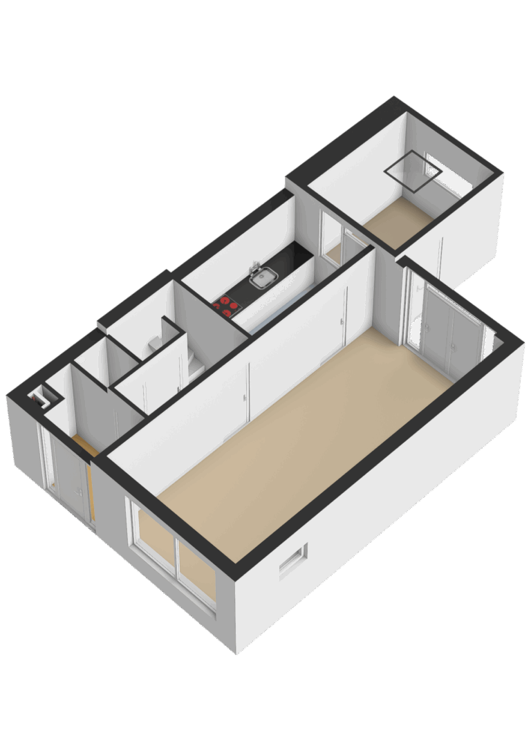 202_Begane grond - 3D