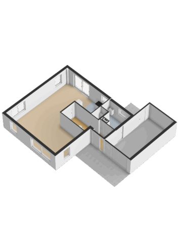 202_Begane grond - 3D