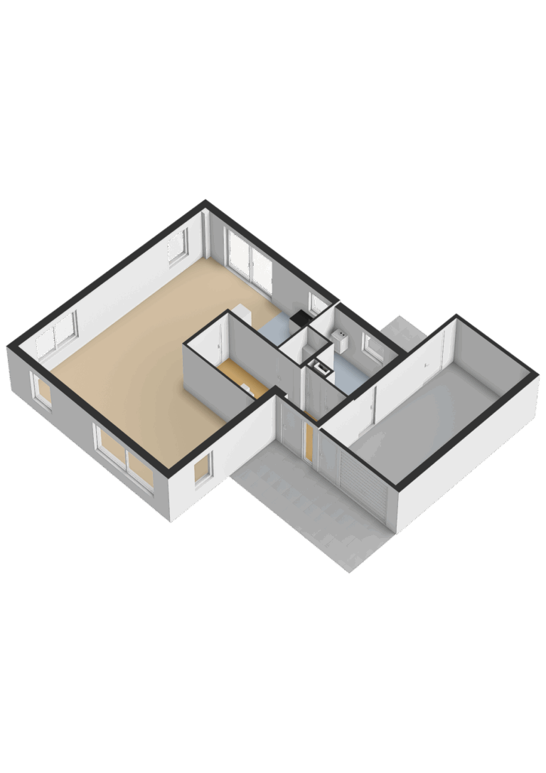 202_Begane grond - 3D