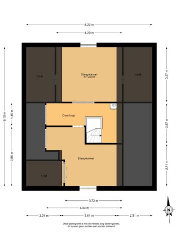 203_Eerste verdieping - 2D