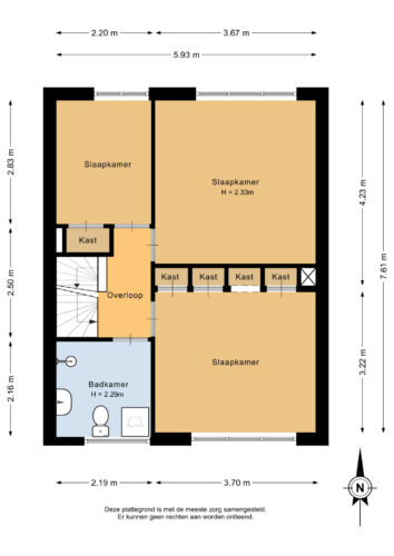 203_Eerste verdieping - 2D