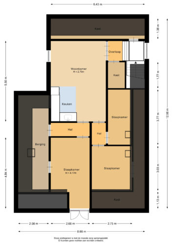 Eerste verdieping - 2D