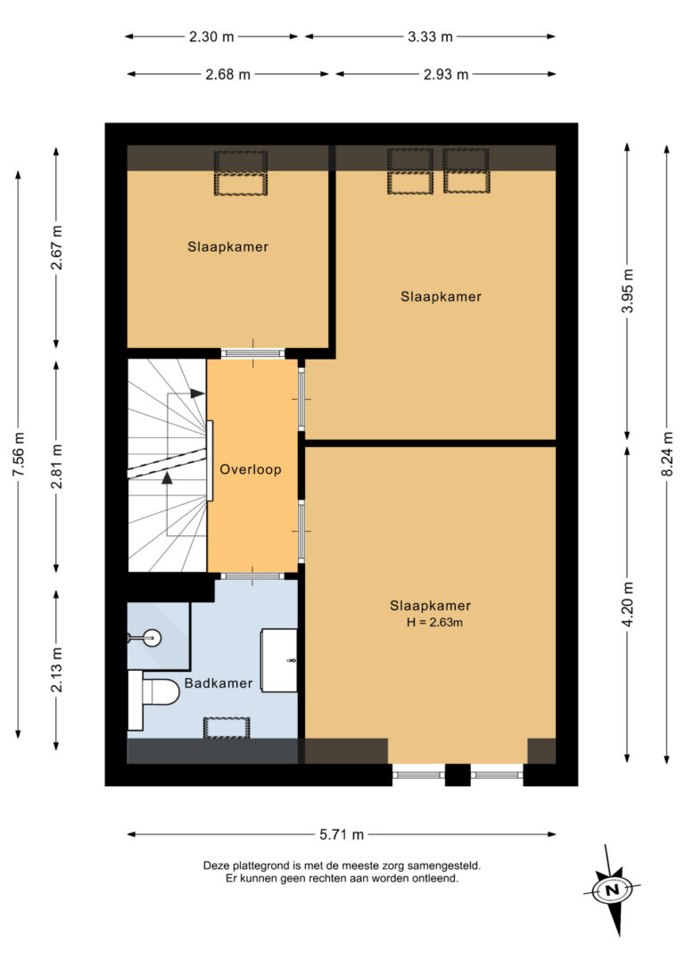 Eerste verdieping - 2D