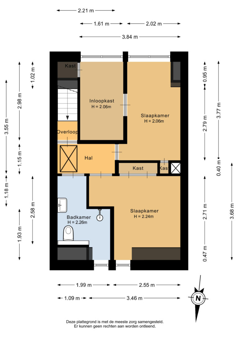 Eerste verdieping - 2D