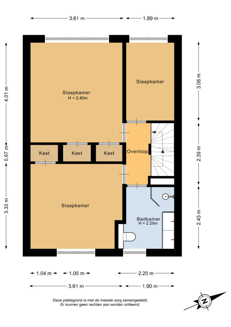 Eerste verdieping - 2D
