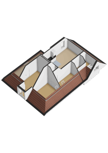 Eerste verdieping - 3D