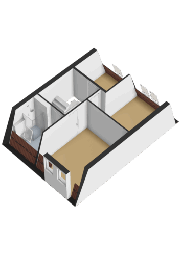 Eerste verdieping - 3D