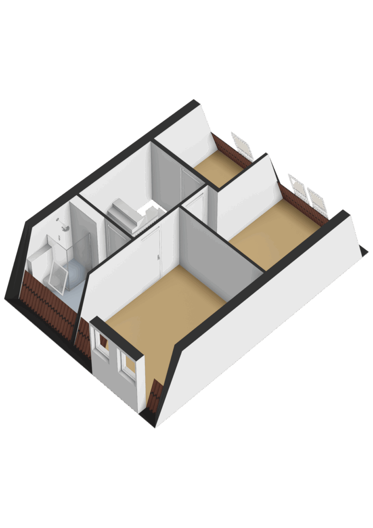 Eerste verdieping - 3D