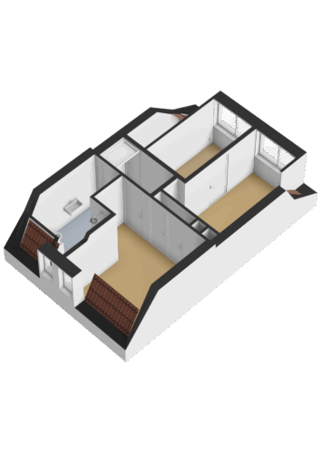 Eerste verdieping - 3D