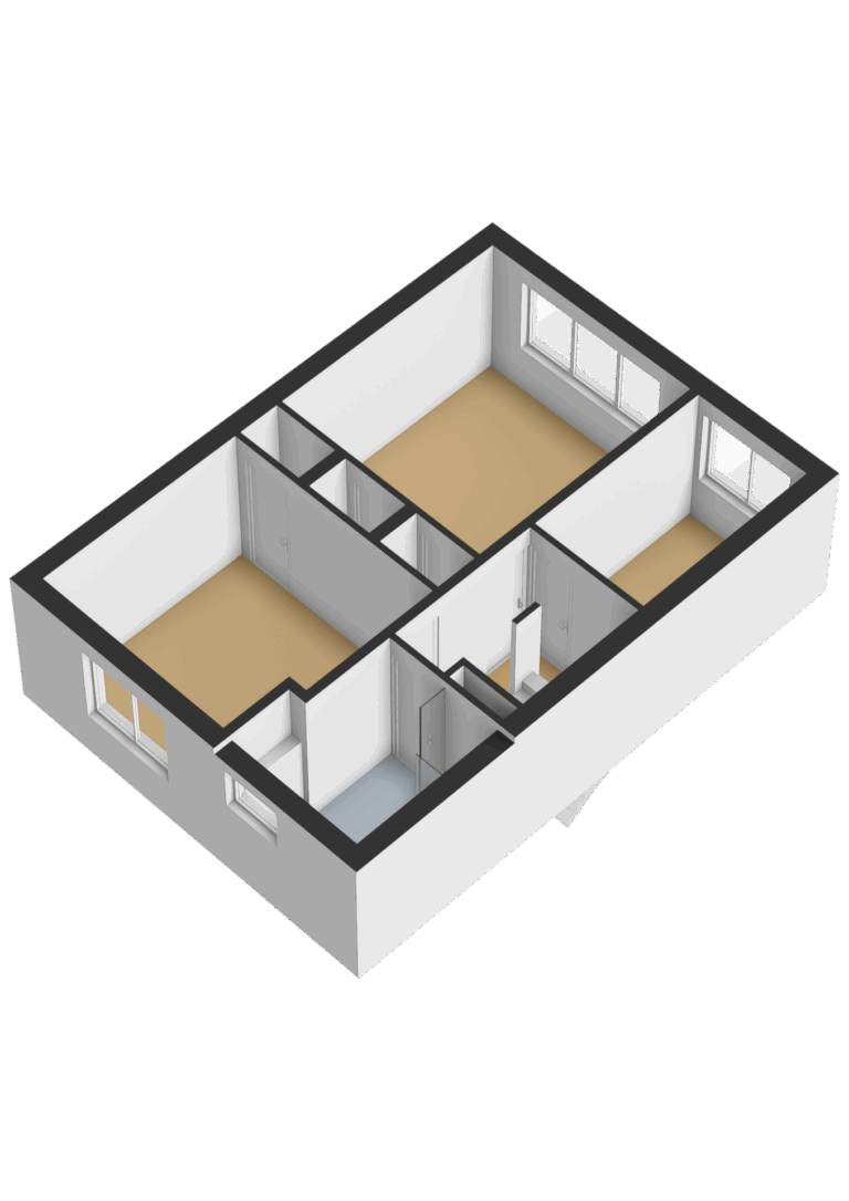 Eerste verdieping - 3D