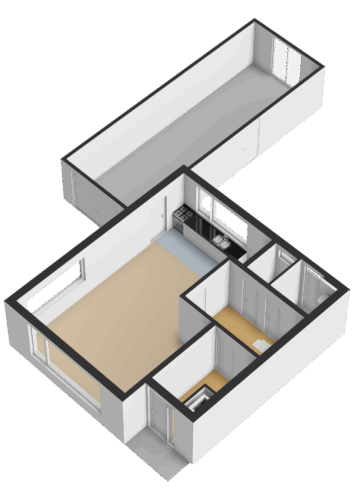 202_Begane grond - 3D